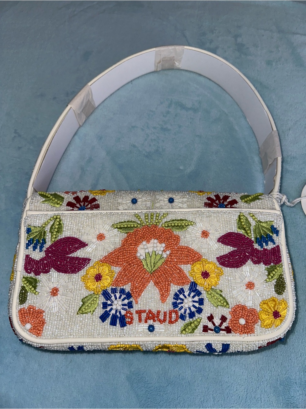 NWT Staud Garden Party Beaded Bag - Picture 8 of 8